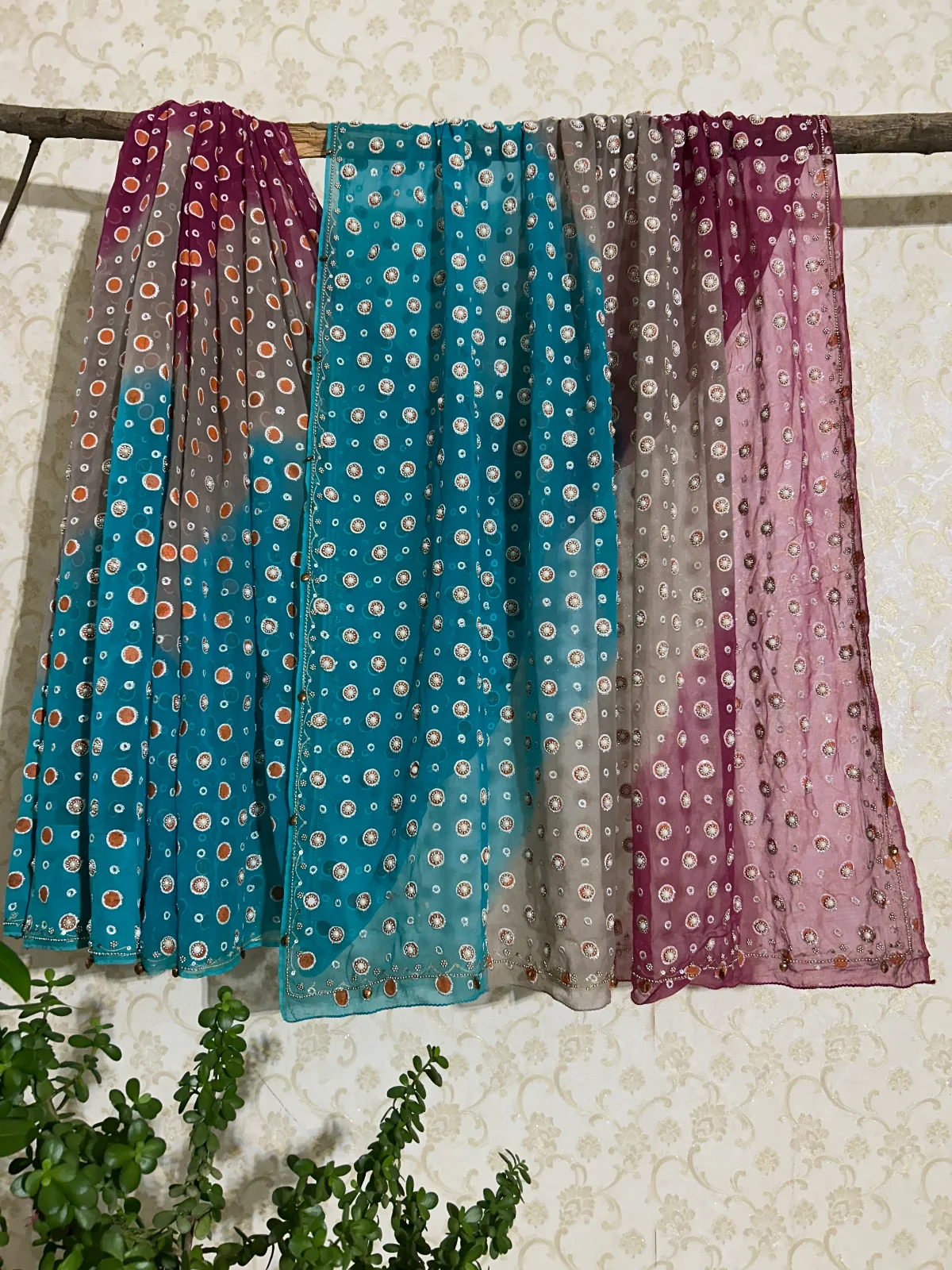 Emerald Banarasi Silk Saree — image 1